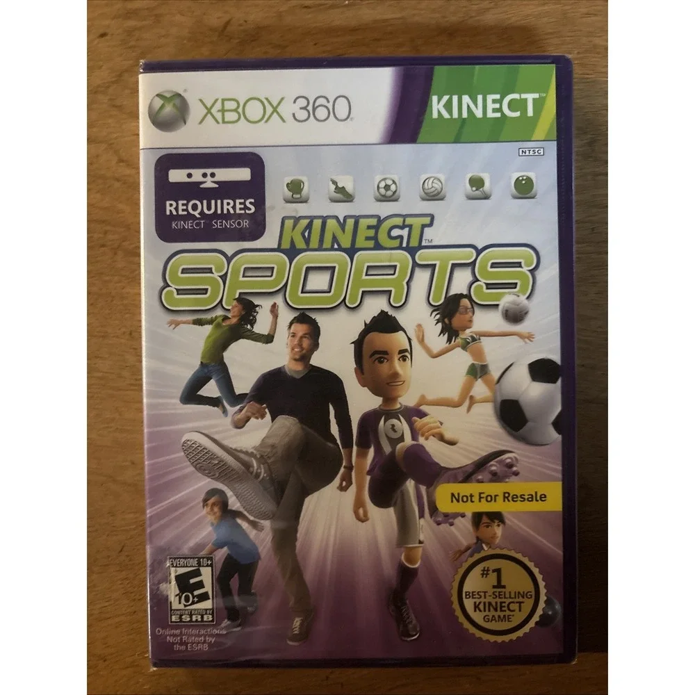Kinect Sports - 2010 Sports Compilation Game - Microsoft Xbox 360 NEW SEALED